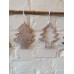 Kerstboomhangertjes set van 6 stuks